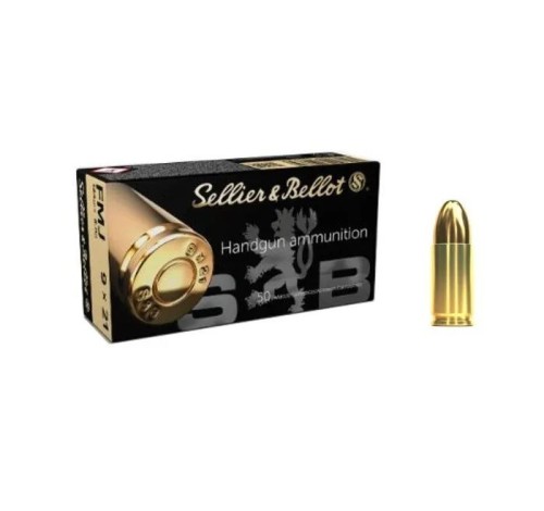 S&B CARICHE 9X21 FMJ 124 GR QT 50