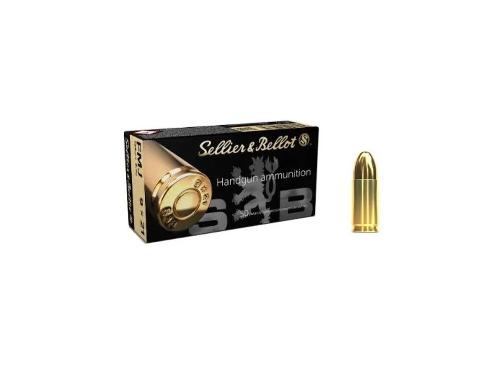 S&B CARICHE 9X21 FMJ 124 GR QT 50