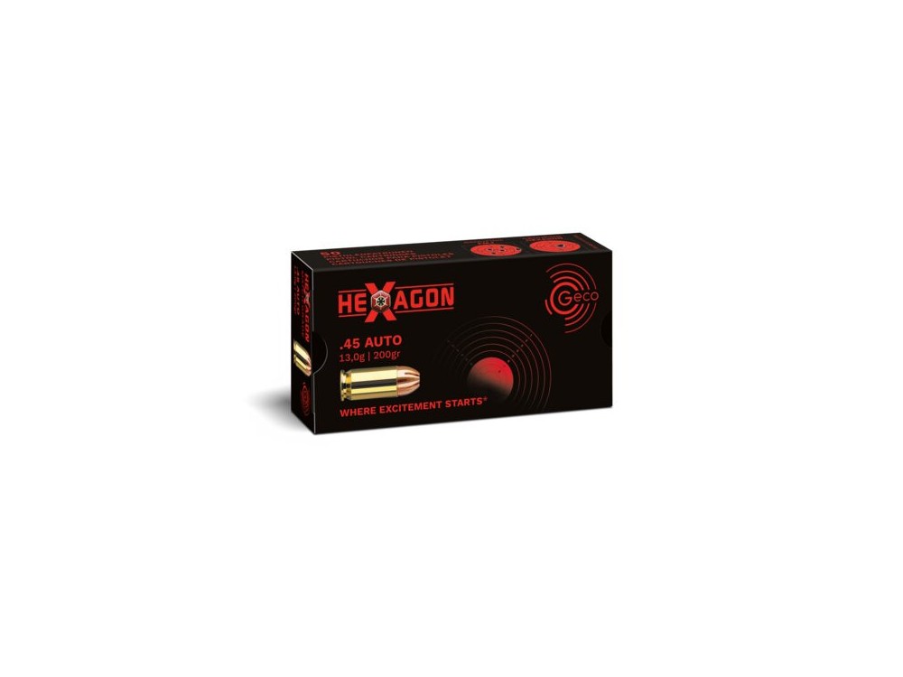 GECO CARICHE 45ACP BLINDATO GR 200