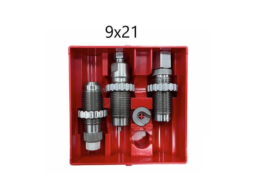 LEE 3 DIES SET STEEL 9X21