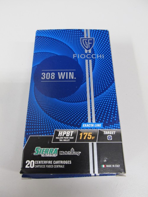 FIOCCHI CARICHE 308 WIN 175 GR