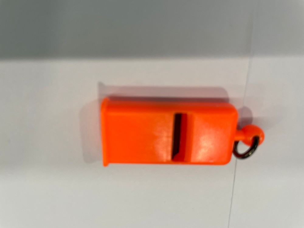 FISCHIETTO PLASTICA ARANCIONE