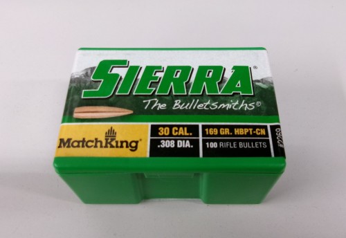 SIERRA PALLE C30 GR 169 HPBT-CN