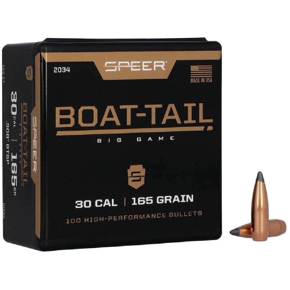 SPEER PALLE 308 WIN 165GR BOAT TAIL