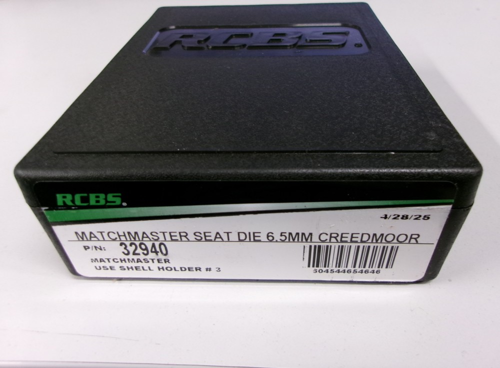 RCBS DIE SET 6.5 CREEDMOOR