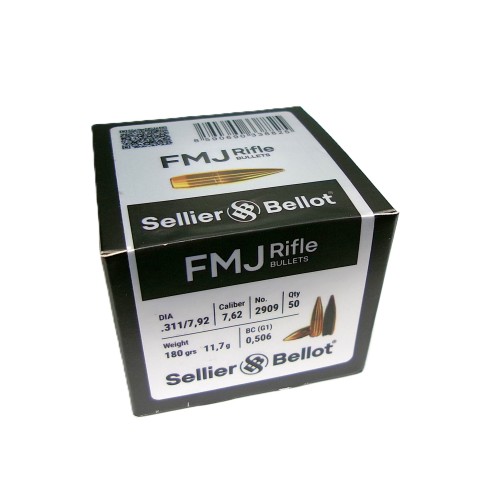 SELLIER &B PALLE C 303 GR 180 FMJ