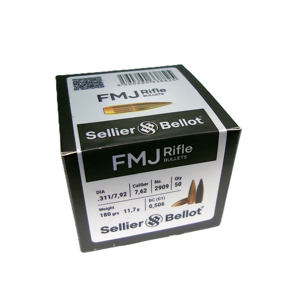 SELLIER &B PALLE C 303 GR 180 FMJ