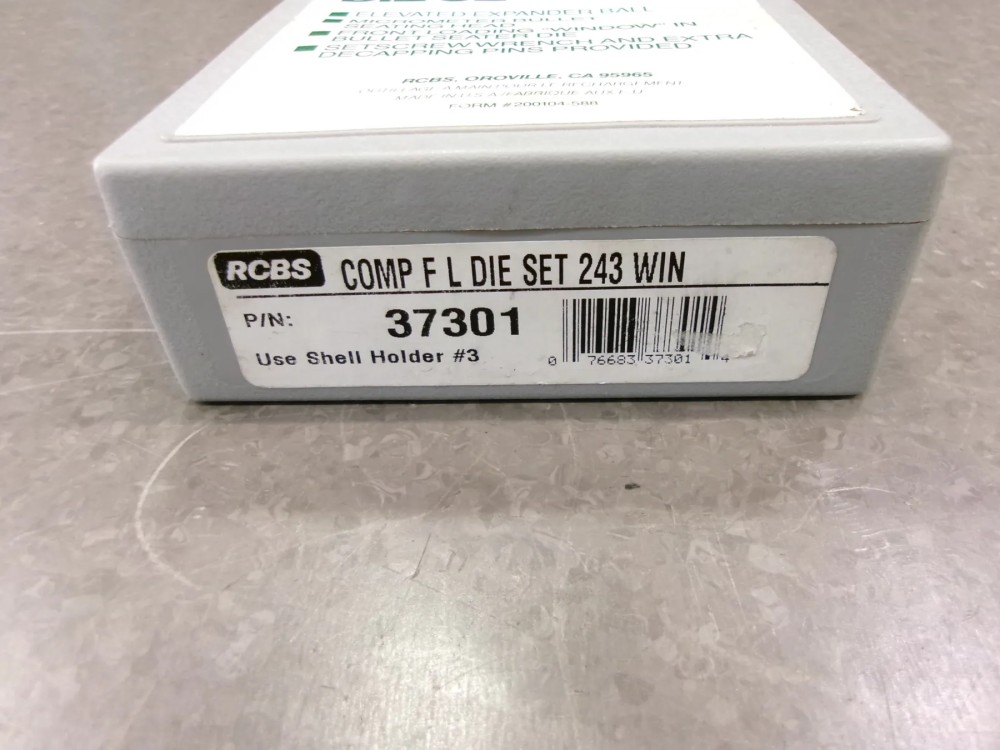 RCBS COMP F L DIE. 243 WIN