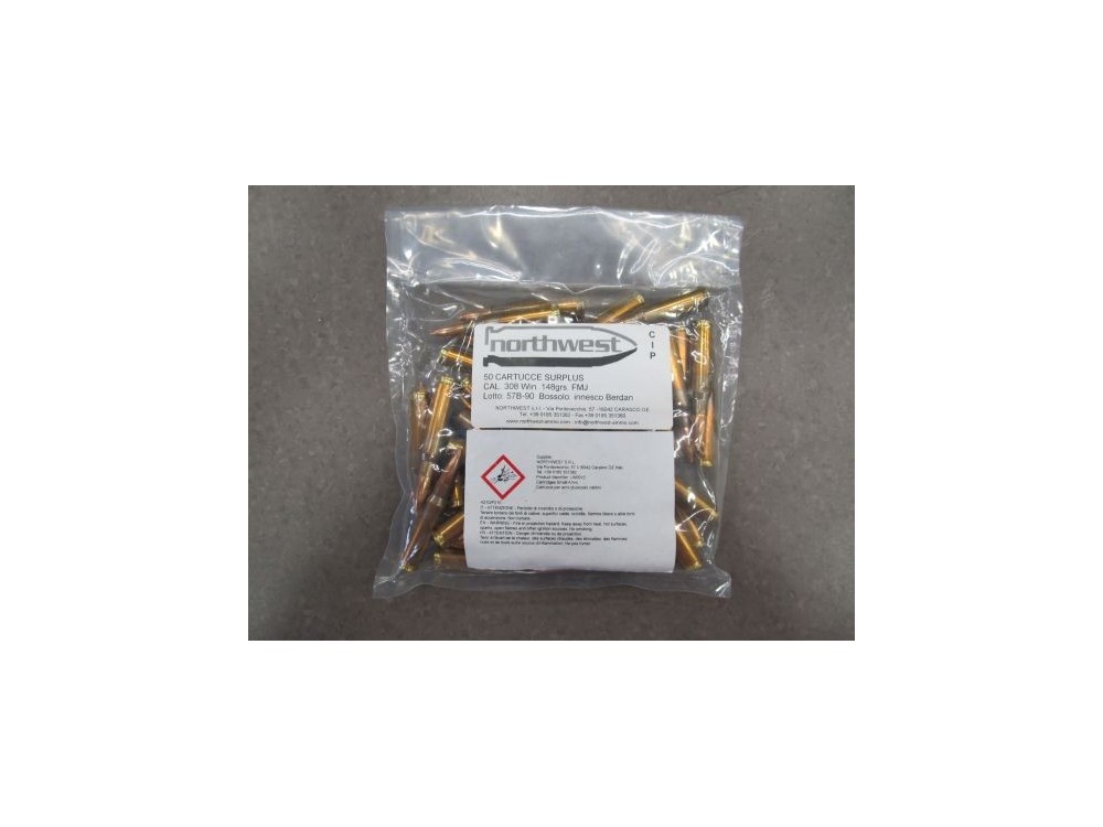 SURPLUS CARICHE  308 WIN 148 GR