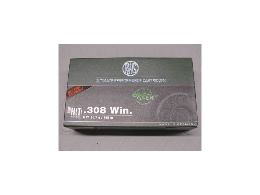 RWS CARICHE 308 WIN HIT 165 GR