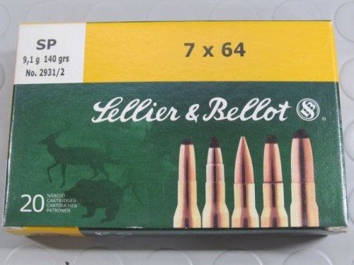 S&B CARICHE 7 X 64 SP 140 GR