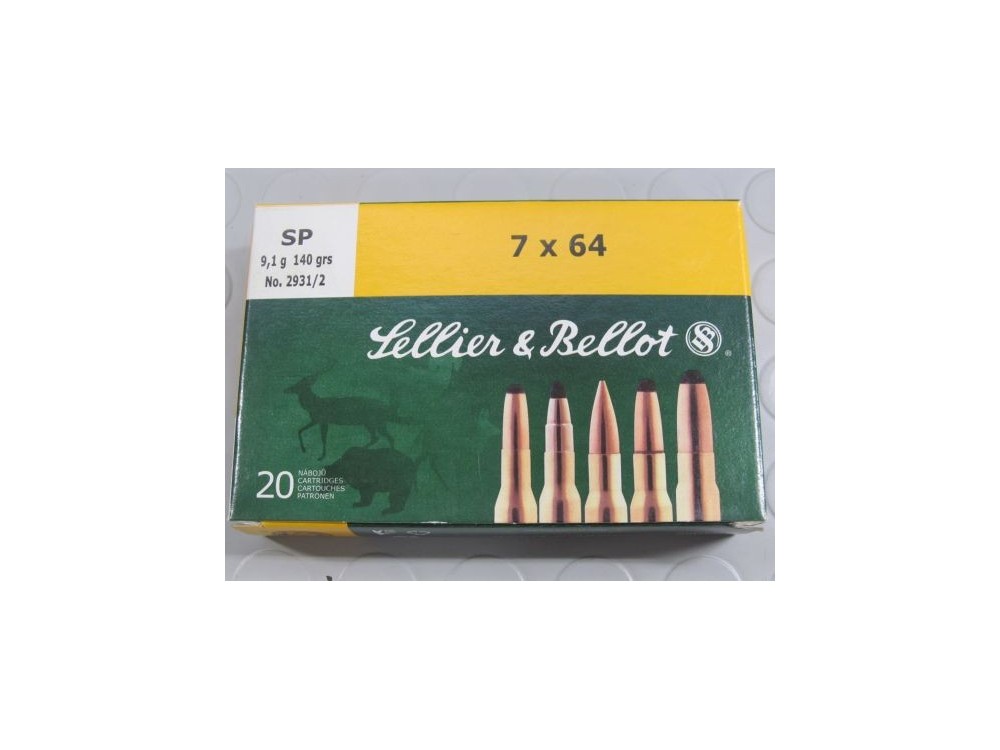 S&B CARICHE 7 X 64 SP 140 GR