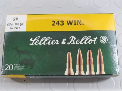 S&B CARICHE CAL 243 WIN SP 100 GR