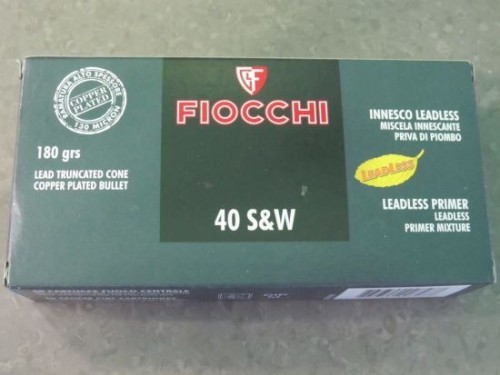 FIOCCHI CARICHE 40SW TCCP 180 GR