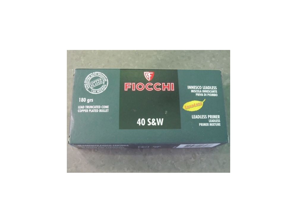 FIOCCHI CARICHE 40SW TCCP 180 GR