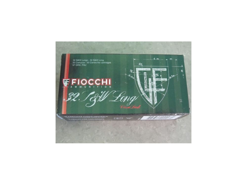 FIOCCHI CARICHE 32 S&W LUNGO 97 GR