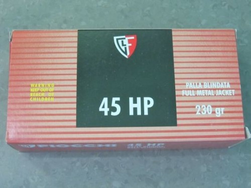 FIOCCHI CARICHE 45 HP FMJ 230