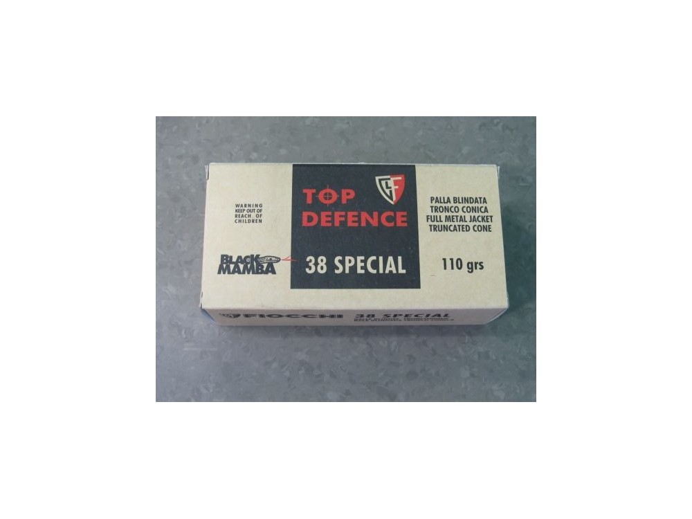 FIOCCHI CARICHE 38 SPL FMJTC 110 GR