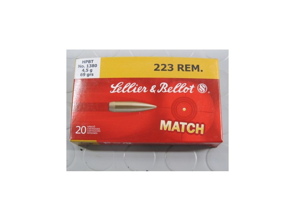 S&B CARICHE 223 REM GR 69 HPBT