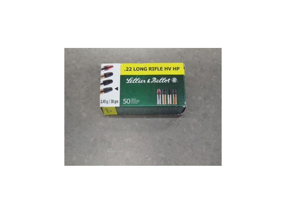 S&B CARICHE 22 LR HV HP 38 GR