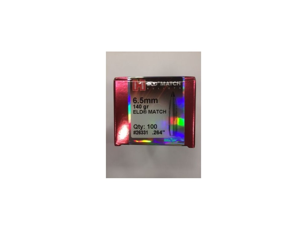 HORNADY PALLE 6,5 MM ELD M GR 140