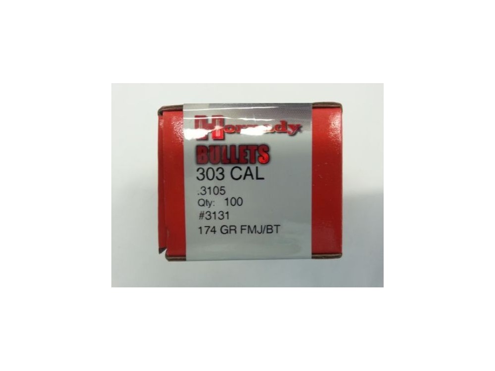HORNADY PALLE CAL 303 FMJBT 174 GR