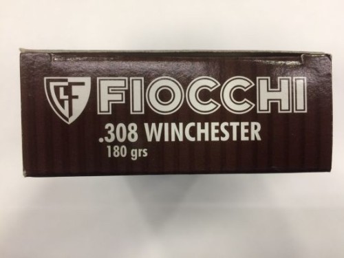 FIOCCHI CARICHE 308 WIN 180 GR