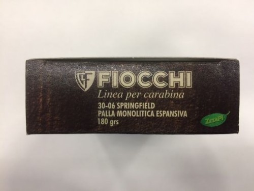 FIOCCHI CARICHE 30-06 GR 180