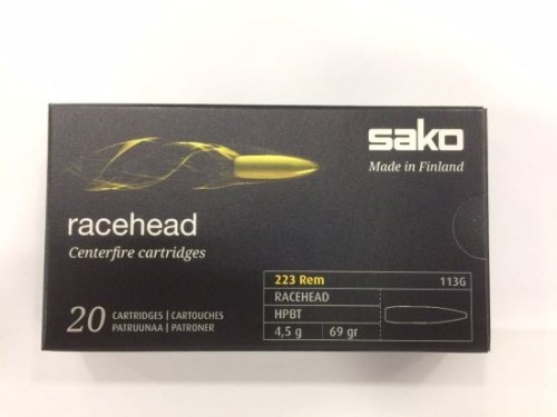 SAKO CARICHE CAL 223 REM 69 GR