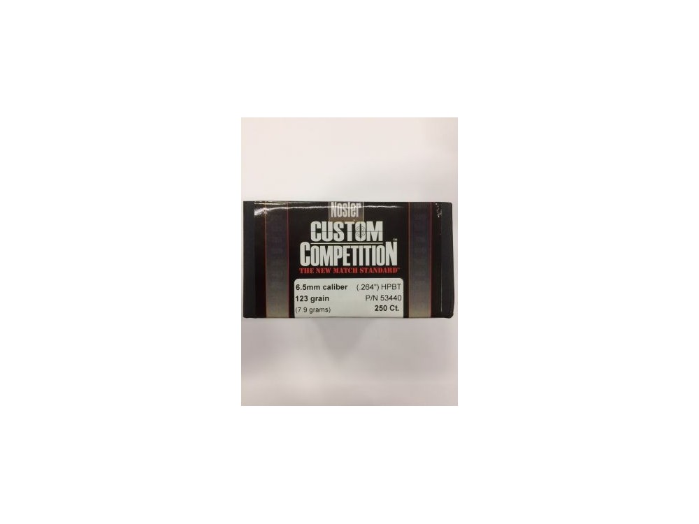 NOSLER C6,5 HPBT GR 123 QT 250 PZ