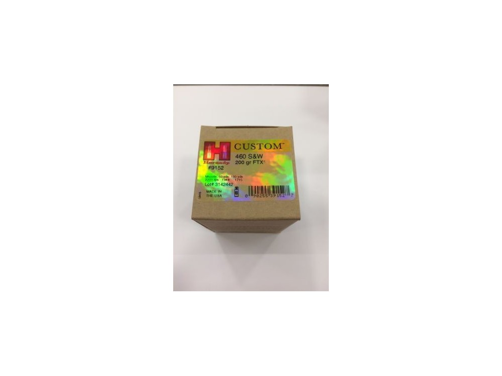 HORNADY CARICHE 460 S&W FTX