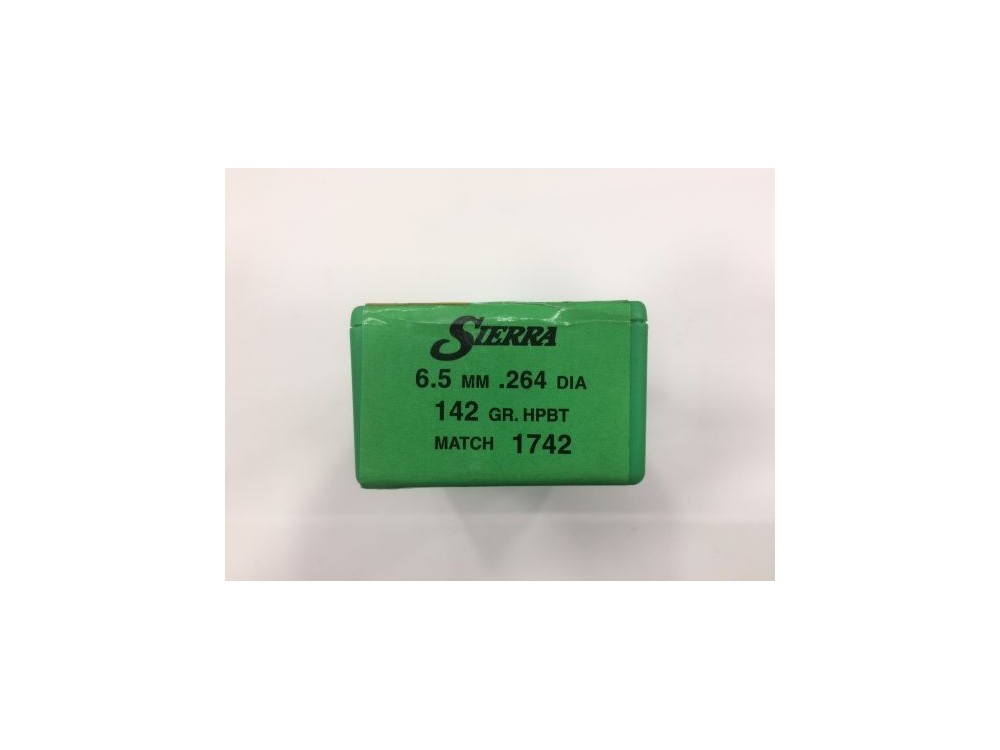 SIERRA PALLE CAL 6,5 MM 142 GR