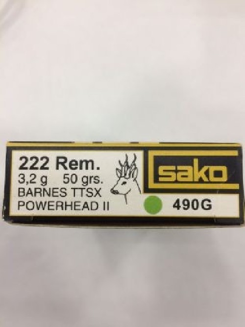 SAKO CARICHE C 222 REM 50 GR
