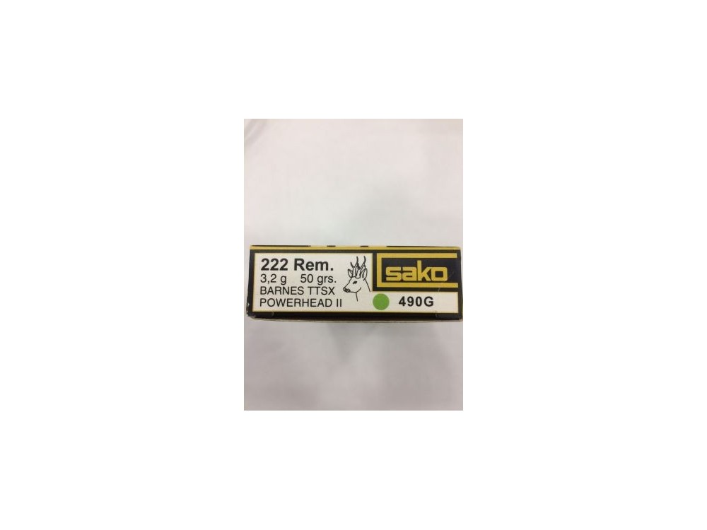 SAKO CARICHE C 222 REM 50 GR