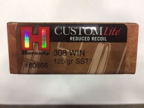 HORNADY CARICHE 308 WIN 125 GR