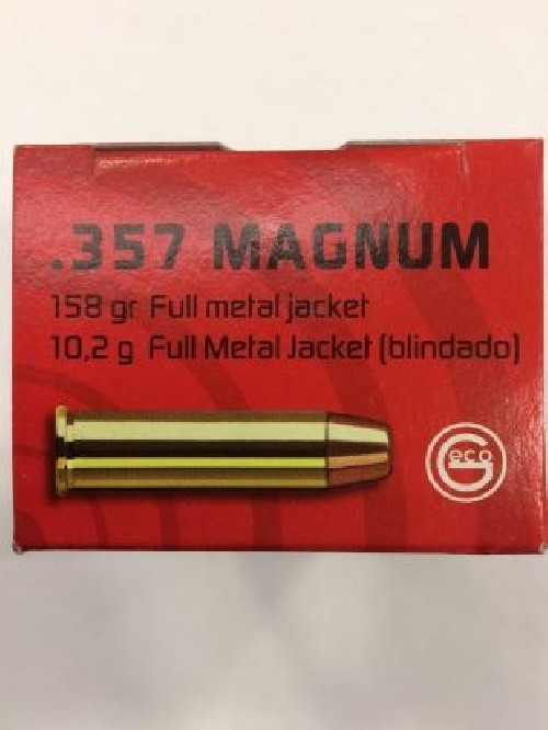 GECO CARICHE 357 MAG 158 GR FMJ