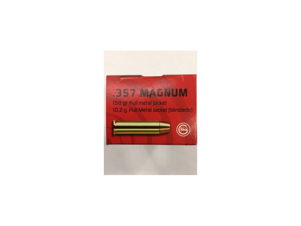 GECO CARICHE 357 MAG 158 GR FMJ