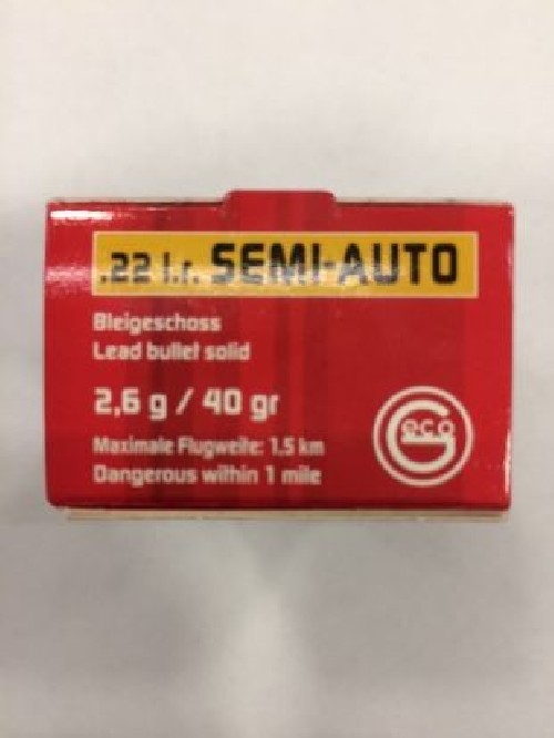 GECO CARICHE 22 LR 40 GR