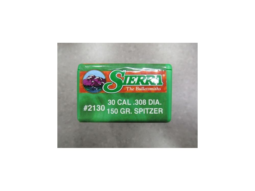 SIERRA PALLE CAL30 150 GR SPITZER
