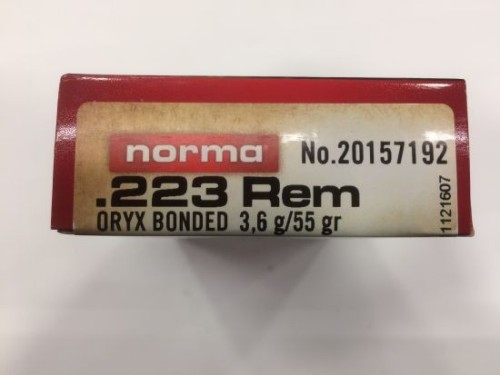 NORMA CARICHE 223 REM GR 55