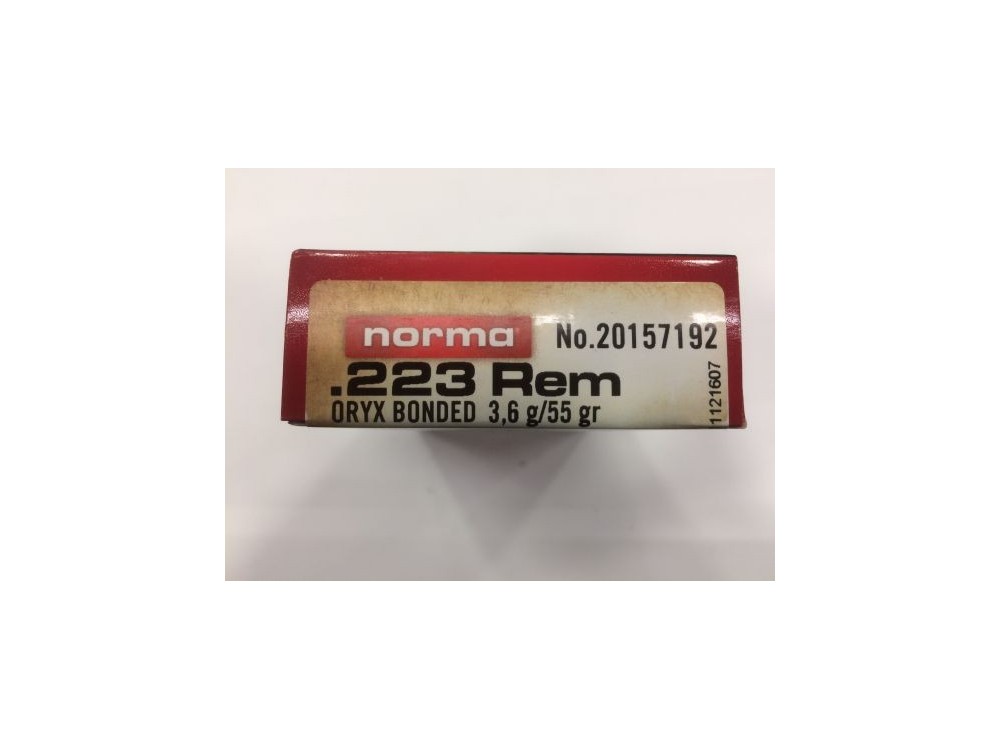 NORMA CARICHE 223 REM GR 55