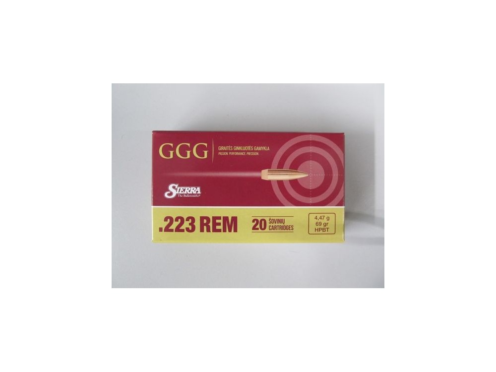GGG CARICHE 223 R HPBT GR 69 SIERRA