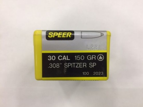 SPEER PALLE CAL30 150 GR SP