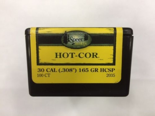 SPEER PALLE CAL 30 MM 165 GR HCSP