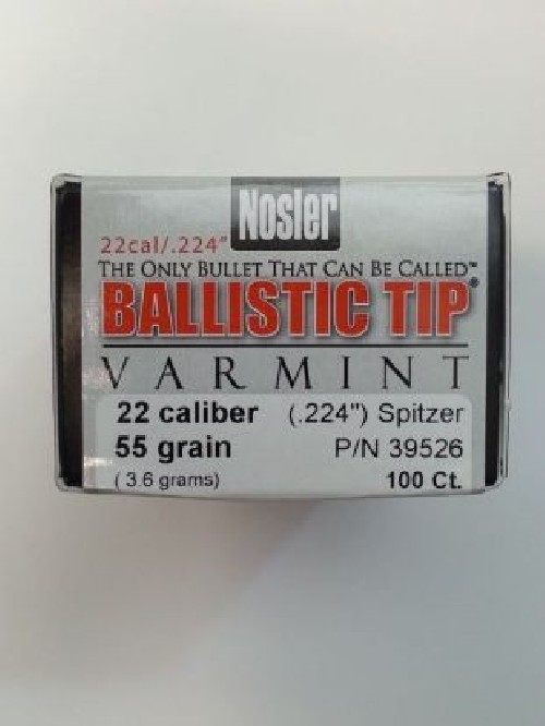 NOSLER BALL TIP PALLE C 22 GR 55