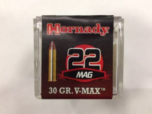 HORNADY CARICHE 22 MAGNUM 30 VMAX