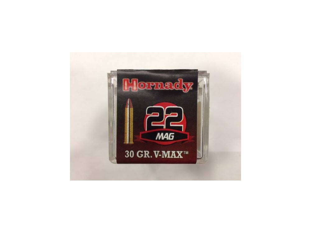 HORNADY CARICHE 22 MAGNUM 30 VMAX