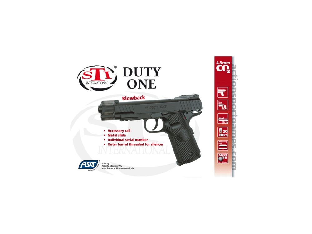 ASG STI DUTY ONE CO2 LIB V PISTOLA