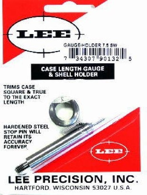 LEE CASE LENGHT GAUGE 7,5X55 SWISS