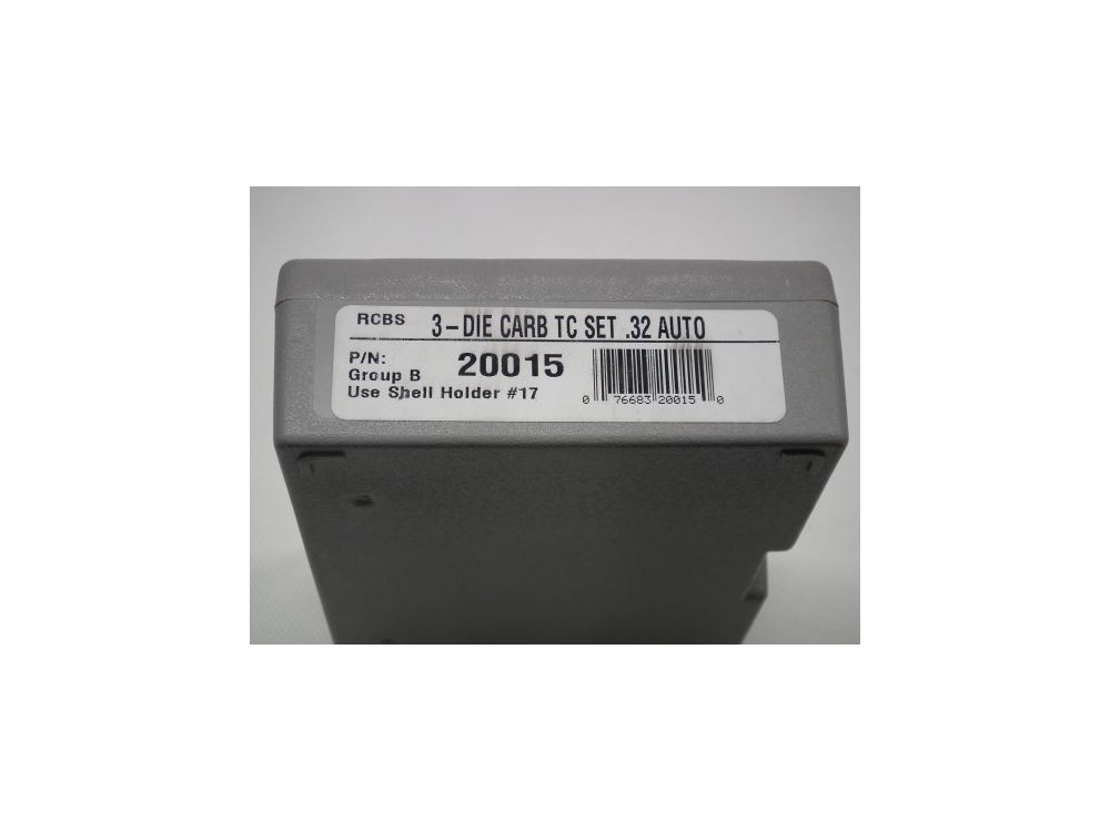 RCBS 3 DIE TC SET 32 AUTO CARBIDE
